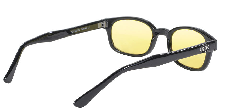 10112 X - KD'S BLK FRAME/YELLOW LENS