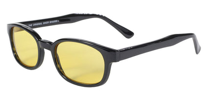 10112 X - KD'S BLK FRAME/YELLOW LENS