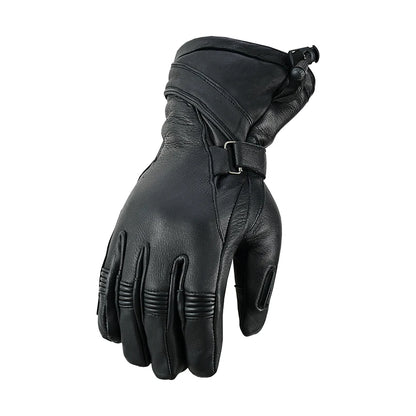 High Performance Men's Deer Skin Insulated Cruiser Gauntlet Gloves