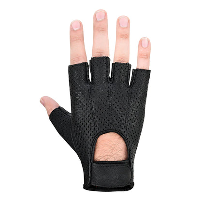 DS14 Perforated Fingerless Glove