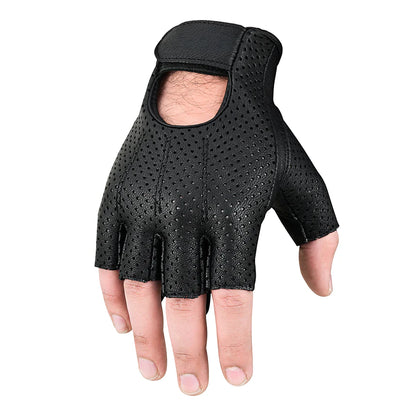 DS14 Perforated Fingerless Glove