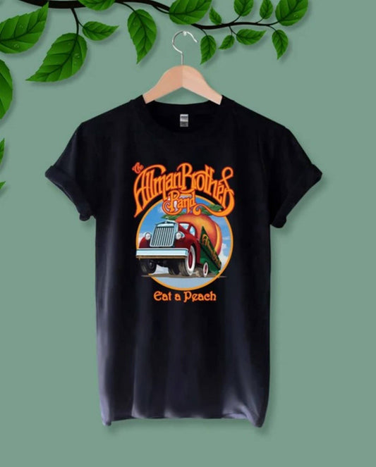 The Allman Brothers Band Eat a Peach T-shirt - The Allman Br: Black / M