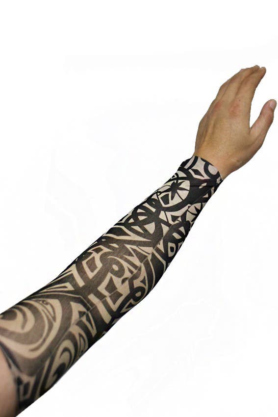 Tribal Classic Black Tattoo Sleeve UV Protection