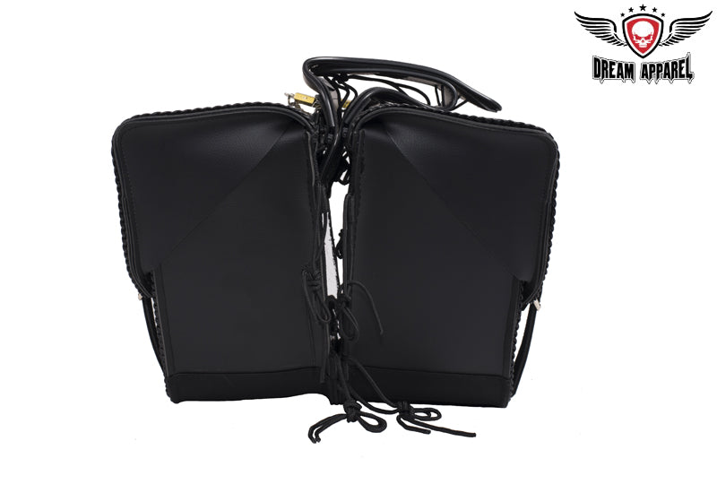 Dream Apparel Waterproof PVC Motorcycle Saddlebag with Gun Holsters