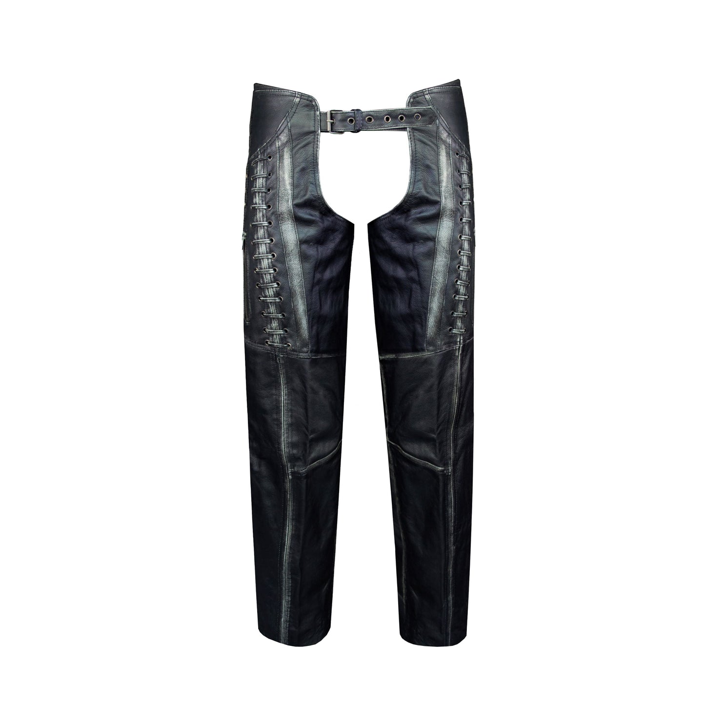 Dream Apparel Rub Off Premium  Naked Cowhide Leather Chaps