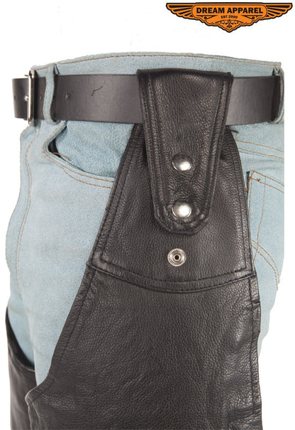 Motorcycle Leather Chaps