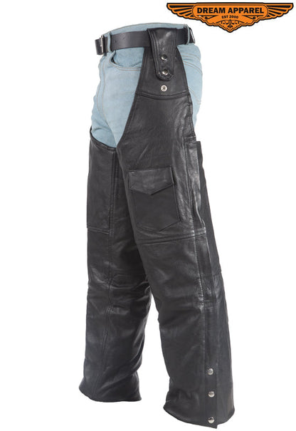 Motorcycle Leather Chaps