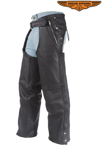 Removable Liner Chaps With 3 Pockets