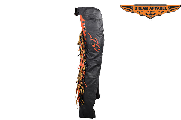 Women Motorcycle Chaps With Studs