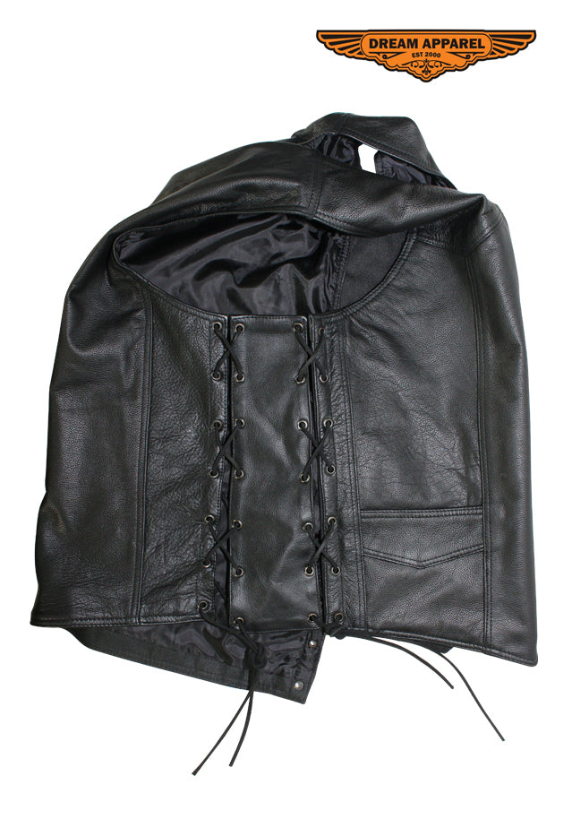 Mens Naked Cowhide Leather Vest Extender (Fits: MV301-11, MV303-11, MV3090-11)