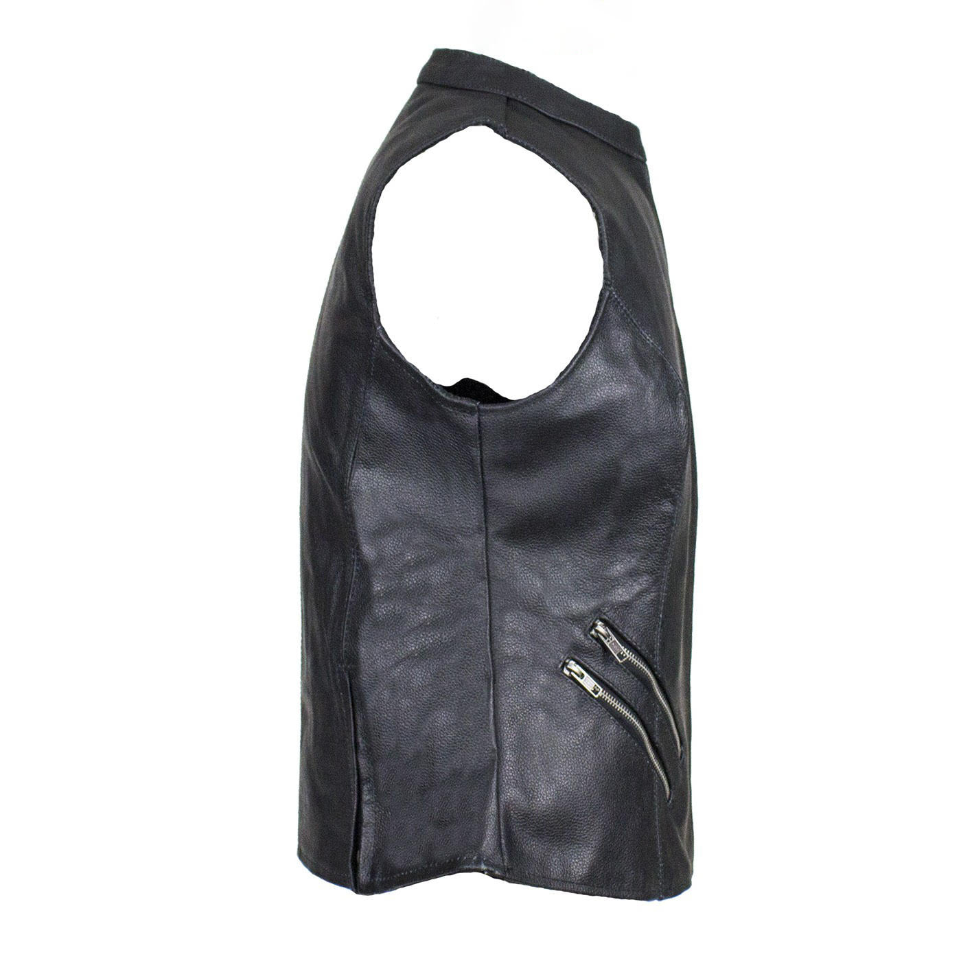 Women's Leather Gun Pocket Vest by Club Vest®