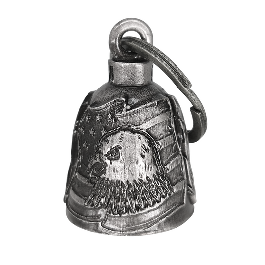 USA Flag Eagle Head Motorcycle Bell