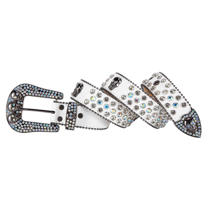 Dream Apparel Premium Strap Men Women Western Fashion Bling Bling Rhinestones Crystal Diamond Belt