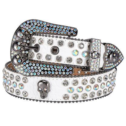 Dream Apparel Premium Strap Men Women Western Fashion Bling Bling Rhinestones Crystal Diamond Belt