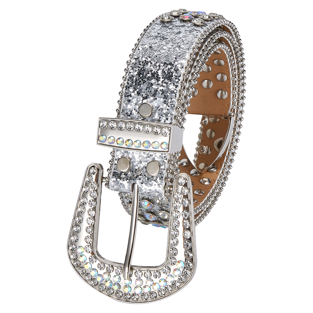 Dream Apparel Premium Strap Men Women Western Fashion Bling Bling Rhinestones Crystal Diamond Belts