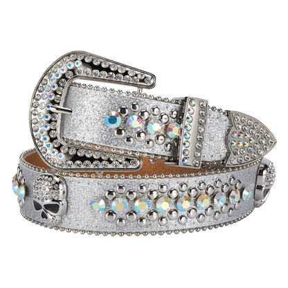 Dream Apparel Premium Strap Men Women Western Fashion Bling Bling Rhinestones Crystal Design Belts