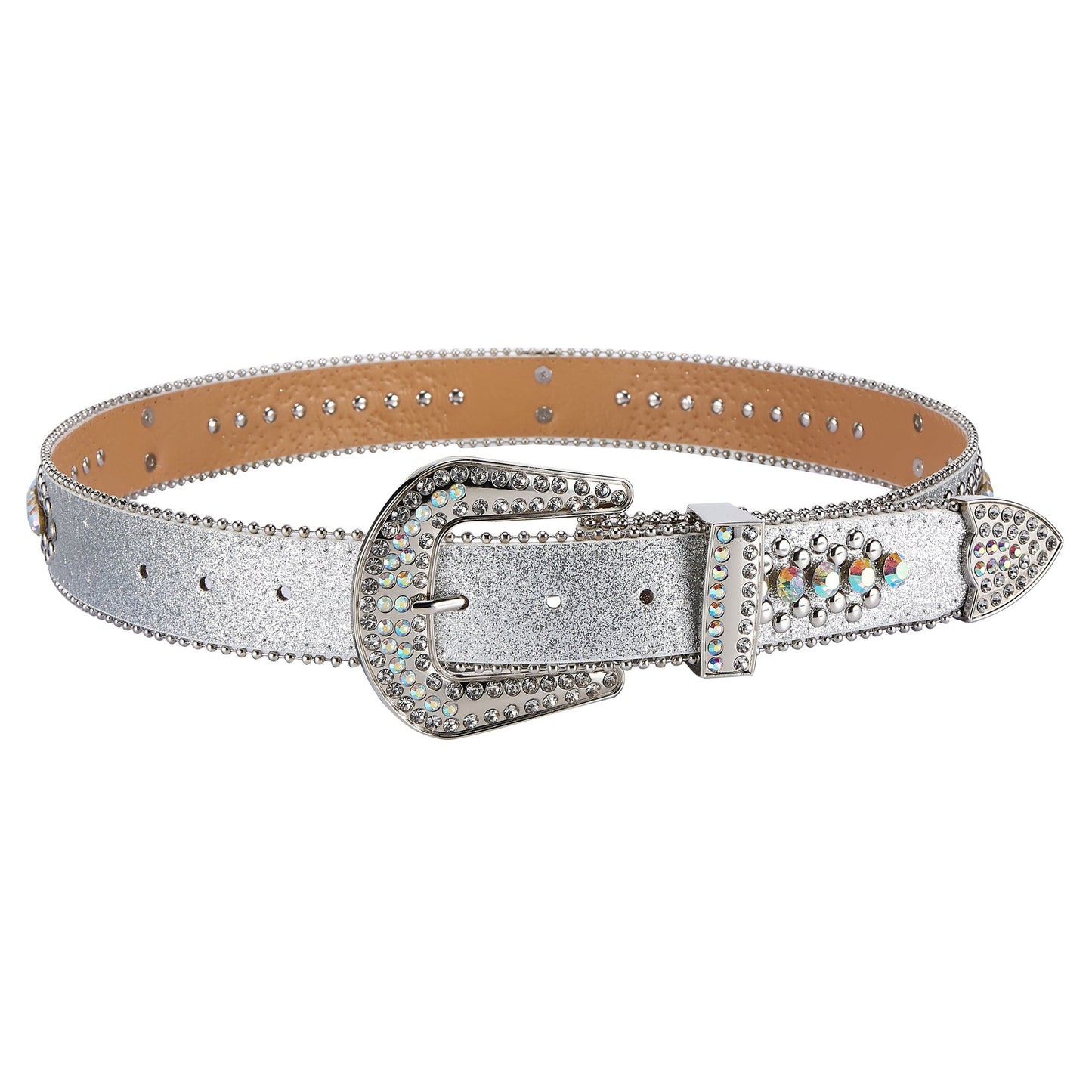 Dream Apparel Premium Strap Men Women Western Fashion Bling Bling Rhinestones Crystal Design Belts