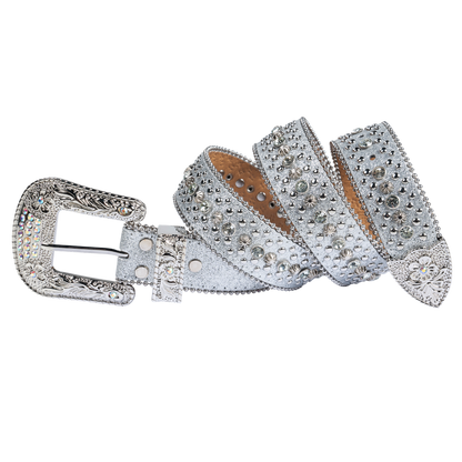 Dream Apparel Premium Strap Men Women Fashion Bling Bling Rhinestones Crystal Diamond Belts