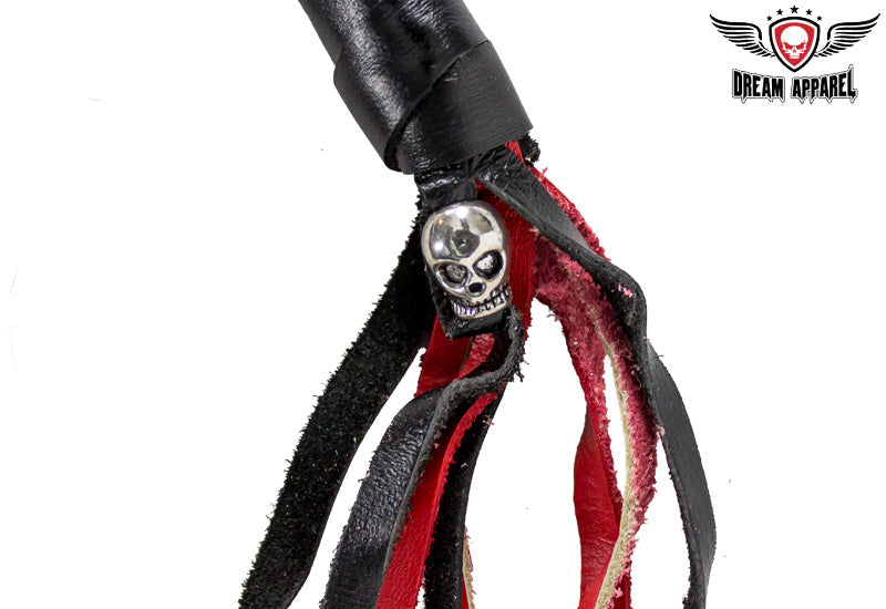 Red & Black Get Back Whip For Motorcycles