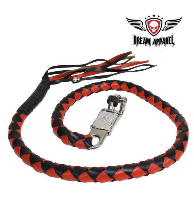 Scarlet & Black Get Back Whip For Motorcycles