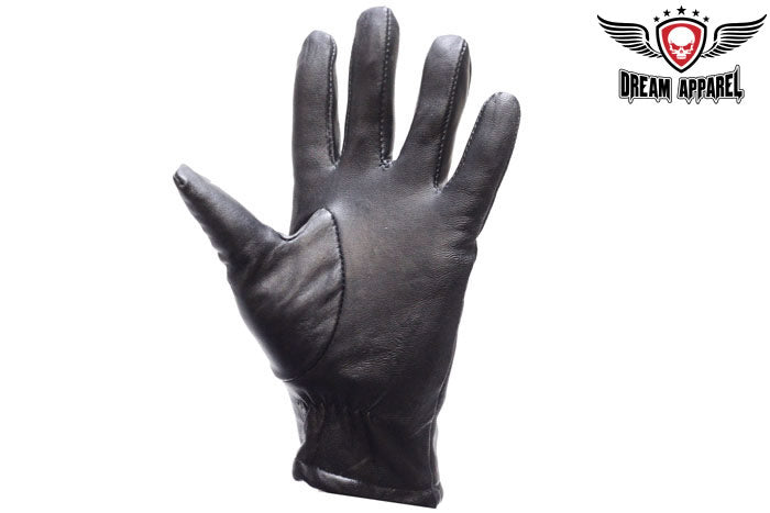 Women Full Finger Leather Gloves