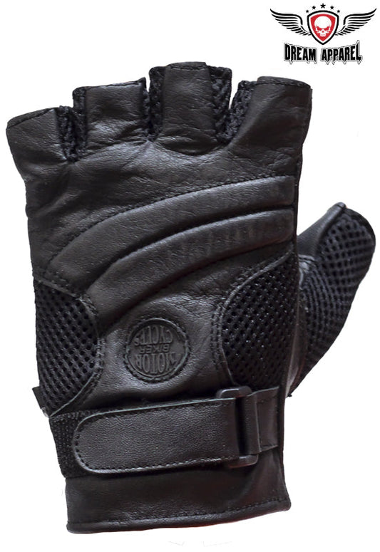 Motorcycle Fingerless Gloves