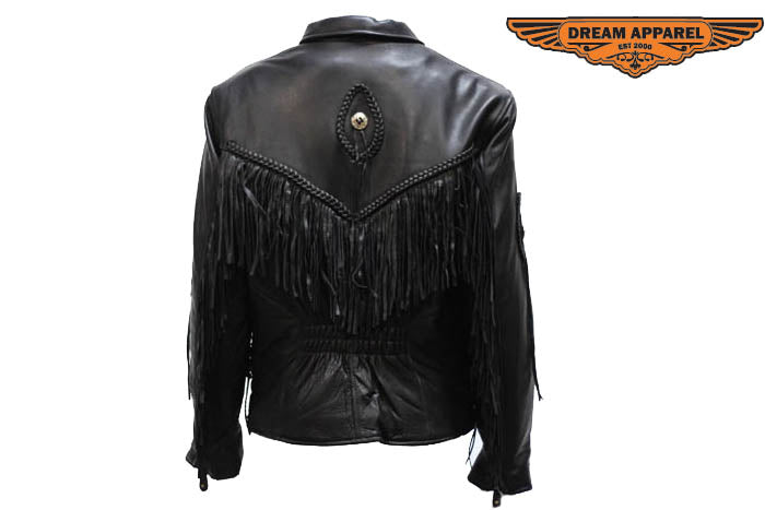 Womens Jacket With Conchos