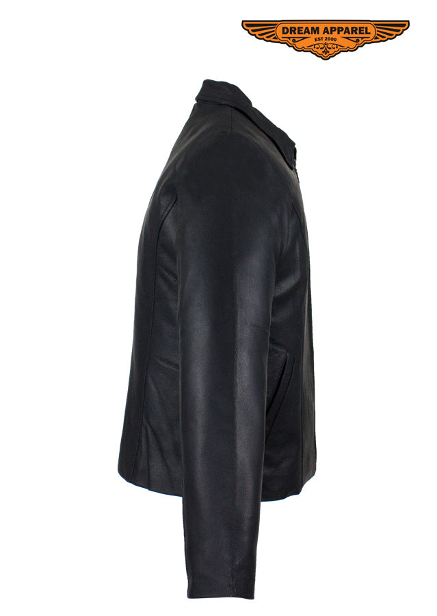 Womens Leather Jacket With Z/o Lining