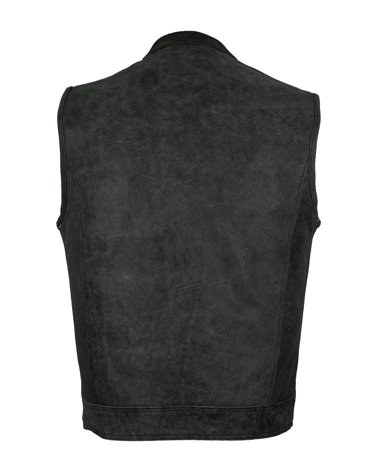 Women's Gray Club Vest with Concealed Carry Pockets & Side Laces