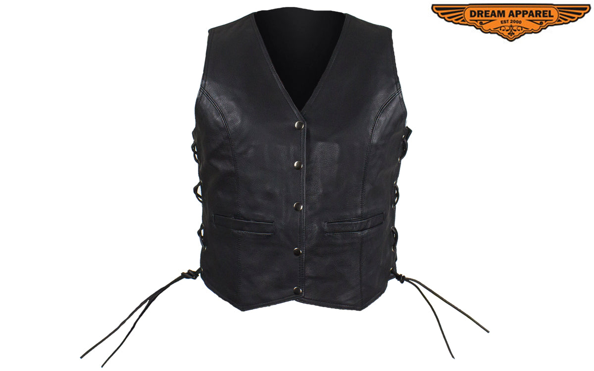 Women's Black Gun Pocket Vest