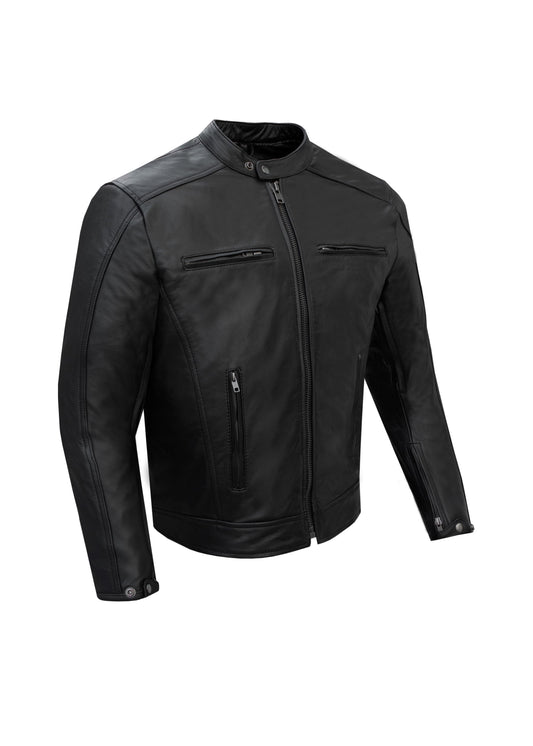 Dream Apparel Mens Leather Jacket, Z/O lining