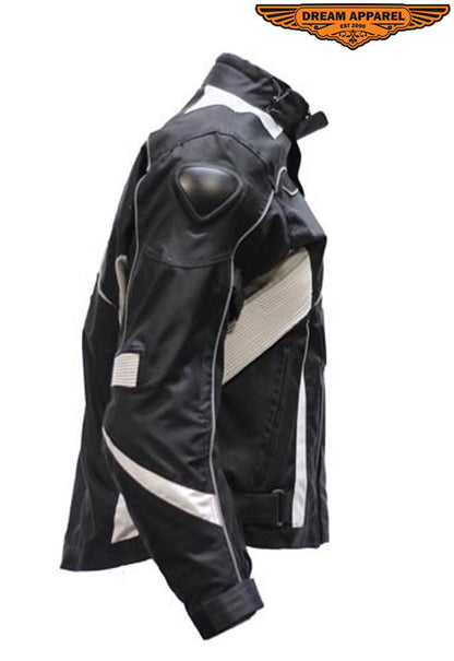 Mens Nylon Motorcycle Jacket