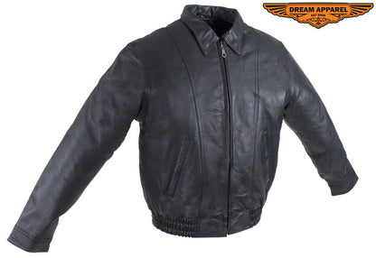 Mens Bomber Jacket With Z/o Lining