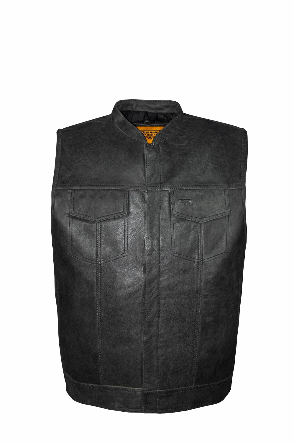 Dream Apparel Men's Gray Motorcycle Club Vest