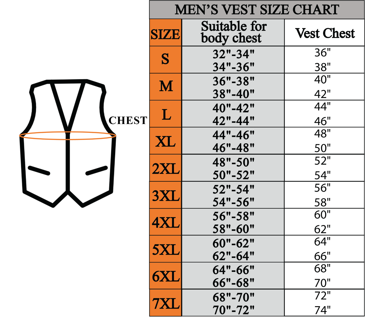 Mens Premium Naked Leather Motorcycle Club Vest Red Thread Zipper Front, Diamond Padding