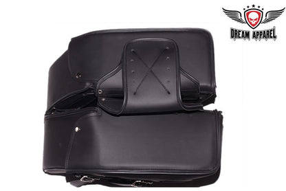 PVC Motorcycle Saddlebag With Heavy Duty Quick Release