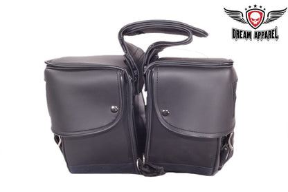 PVC Motorcycle Saddlebag With Heavy Duty Quick Release