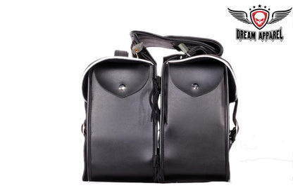 PVC Motorcycle Saddlebag With Light Reflector