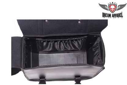 PVC Motorcycle Saddlebag With Light Reflector