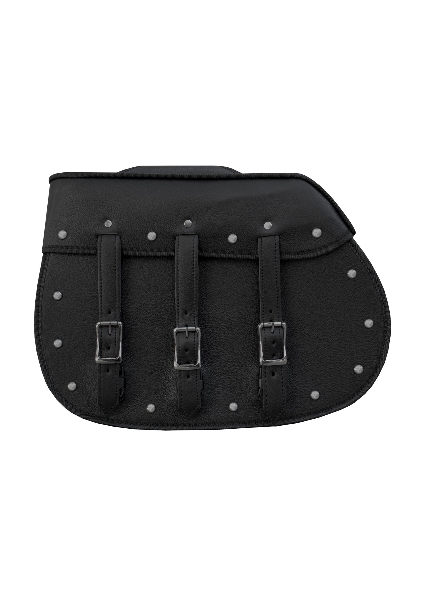 Stud Motorcycle Leather Saddlebag