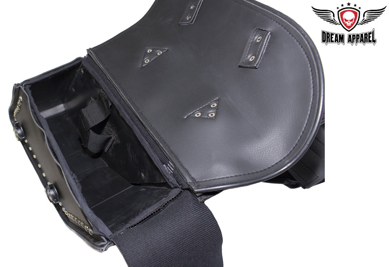 Studded Leather Dyna Saddlebag