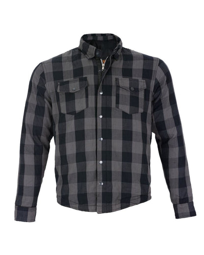 Mens Plaided Flannel Shirt 100 % Cotton, Comfortable Fit, Sleak Design, Quilted Inner Lining