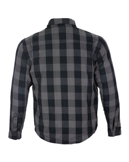 Mens Plaided Flannel Shirt 100 % Cotton, Comfortable Fit, Sleak Design, Quilted Inner Lining