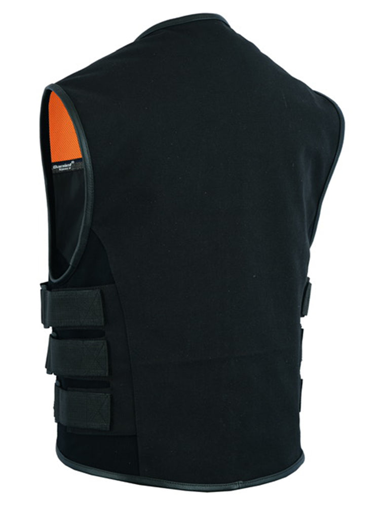 Updated Canvas SWAT Team Mens Textile Vest