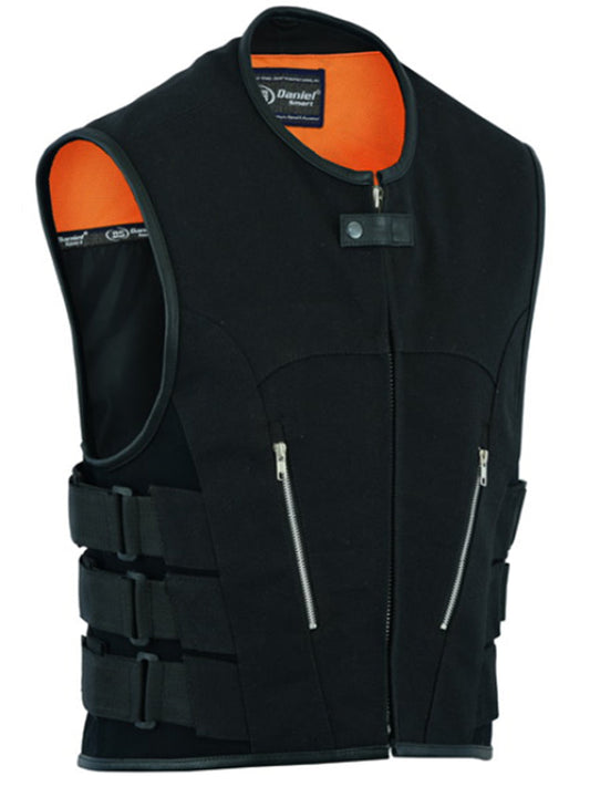 Updated Canvas SWAT Team Mens Textile Vest