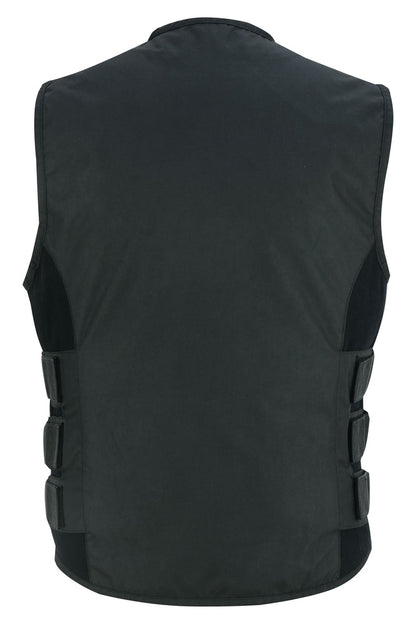 Updated SWAT Team Mens Textile Vest - Black