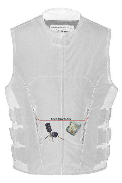 Updated SWAT Team Mens Textile Vest - Black