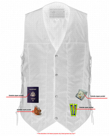 Ten Pocket Utility Mens Textile Vest