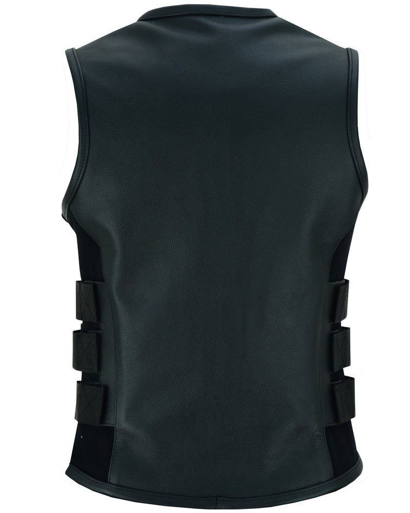 Women's Updated SWAT Team Style Leather Vest