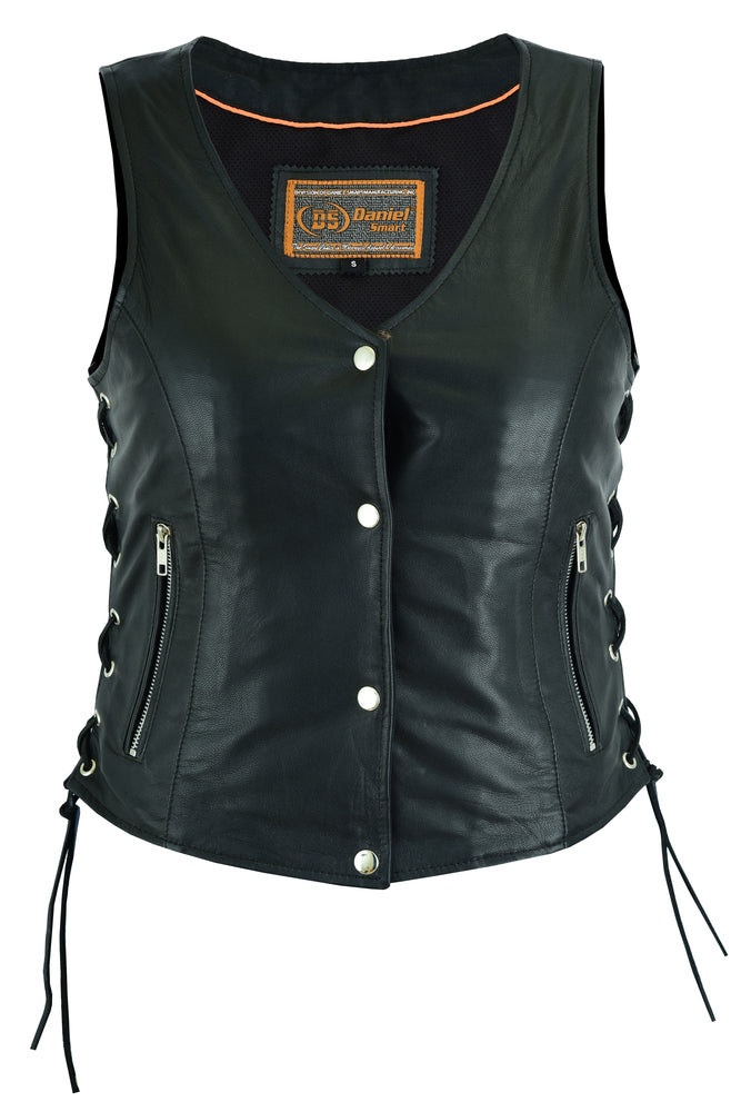 Women's Full Cut Great Fit Leather Vest